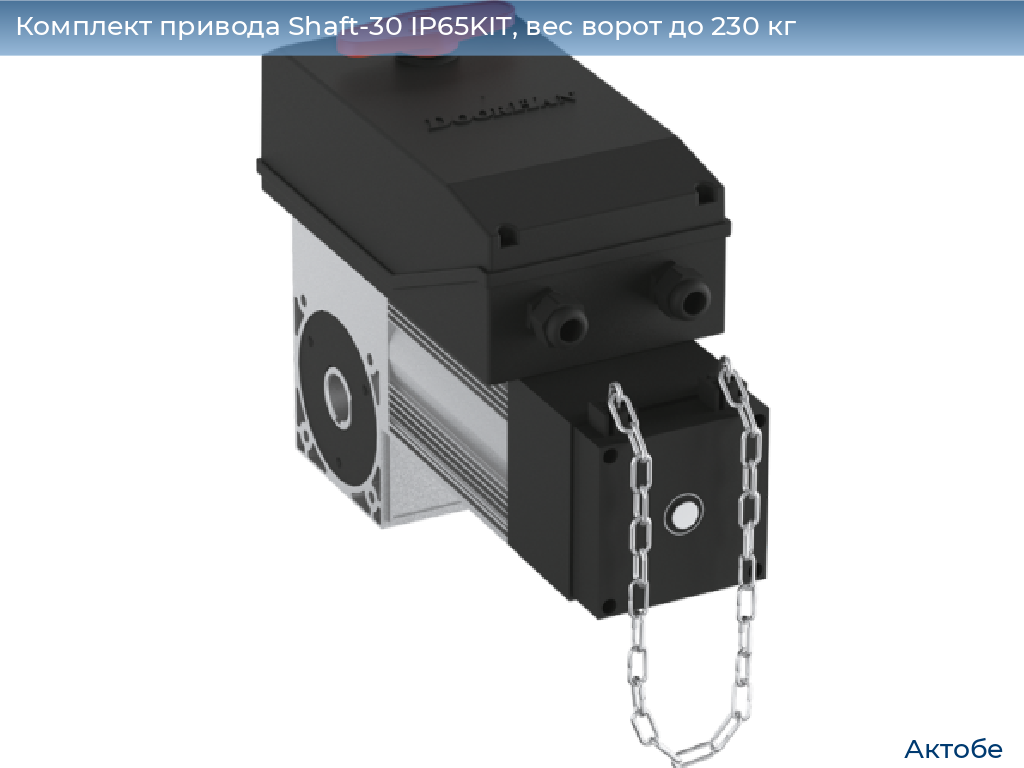 Комплект привода Shaft-30 IP65KIT, вес ворот до 230 кг, aktyubinsk.doorhan.ru