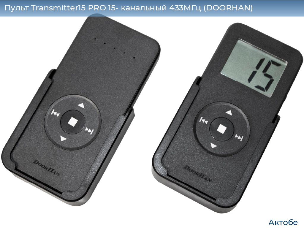 Пульт Transmitter15 PRO 15- канальный 433МГц (DOORHAN), aktyubinsk.doorhan.ru