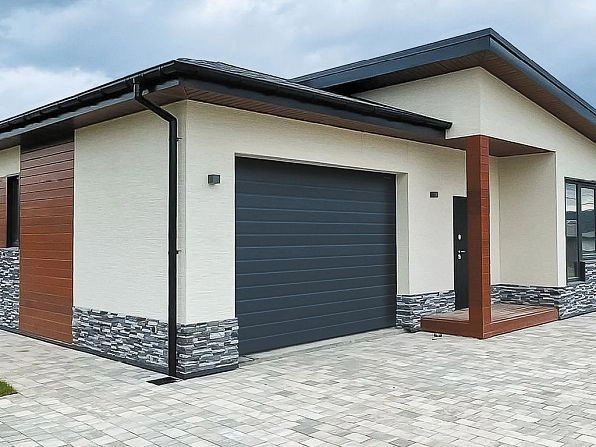 Cекционные ворота 3900х2300 мм антрацитовые DoorHan RSD02, aktyubinsk.doorhan.ru